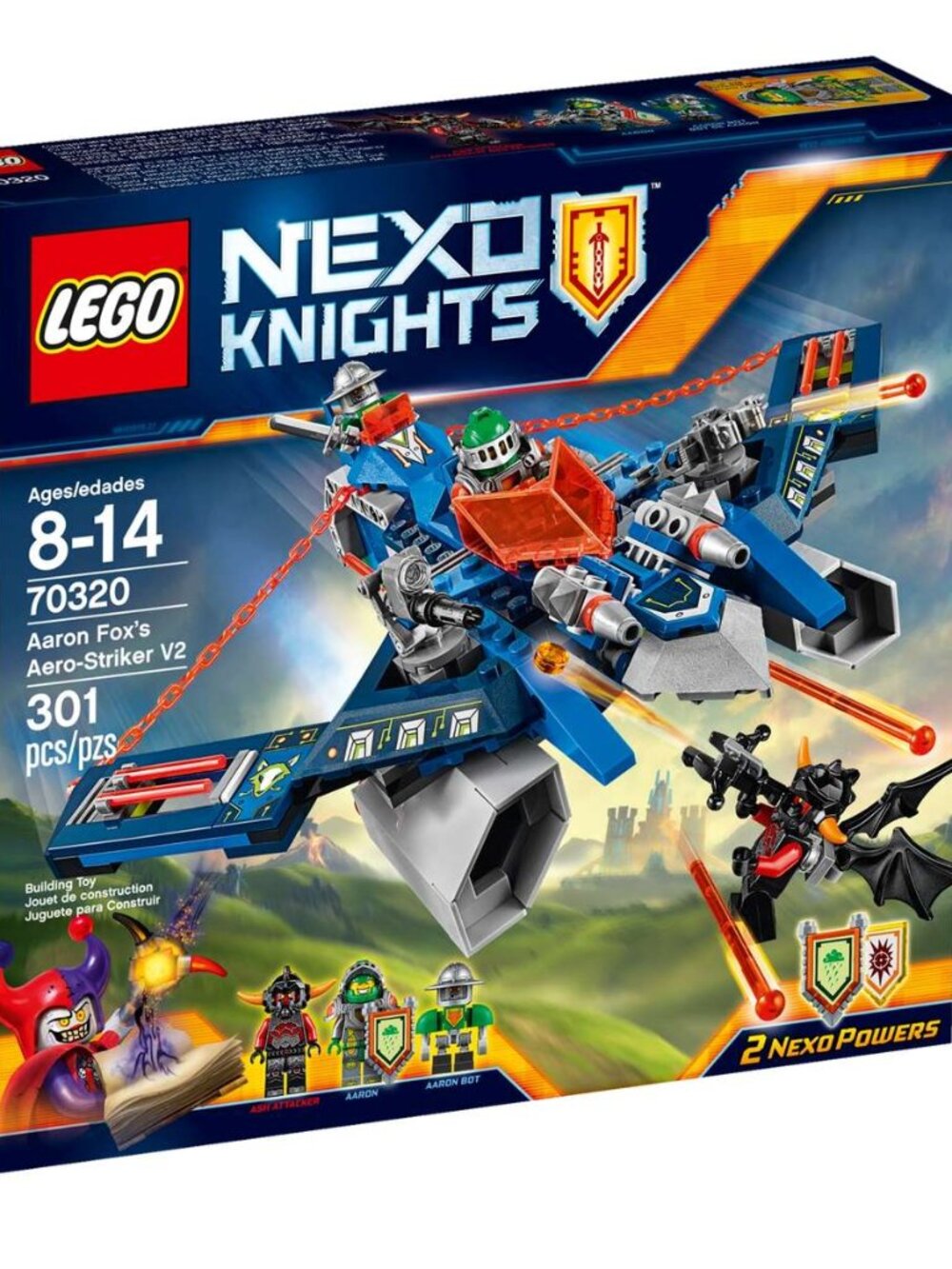 LEGO NEXO KNIGHTS 70320 Aaron Fox's Aero-Striker V2